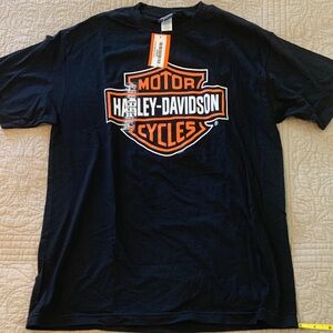 NWT Harley Davidson men’s short sleeve tee in black size large